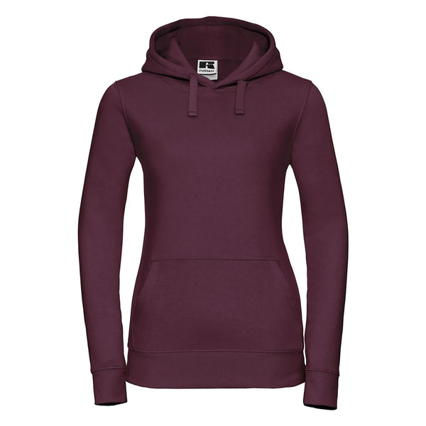Felpa Ladies Authentic bordeaux / XS - personalizzabile con logo
