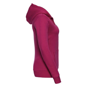 Felpa Ladies Authentic con zip -  cappuccio - personalizzabile con logo