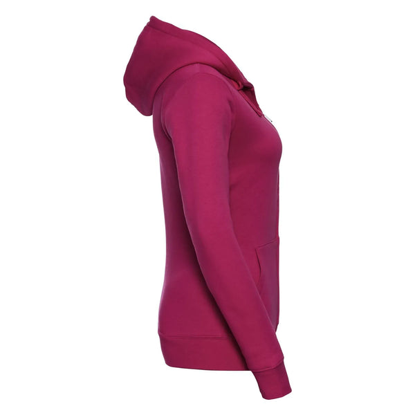 Felpa Ladies Authentic con zip -  cappuccio - personalizzabile con logo