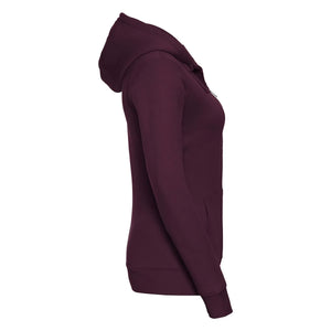 Felpa Ladies Authentic con zip -  cappuccio - personalizzabile con logo