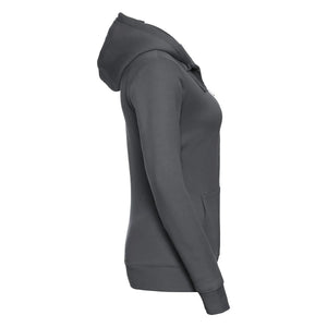 Felpa Ladies Authentic con zip -  cappuccio - personalizzabile con logo