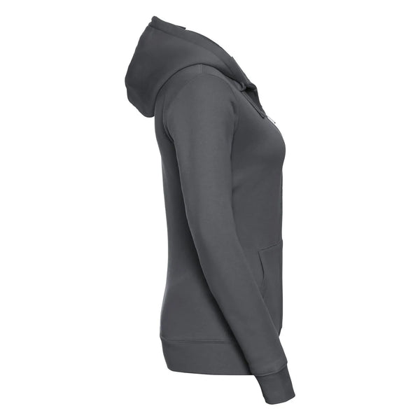 Felpa Ladies Authentic con zip -  cappuccio - personalizzabile con logo