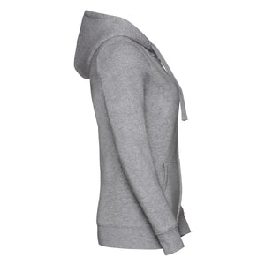 Felpa Ladies Authentic con zip -  cappuccio - personalizzabile con logo
