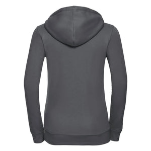 Felpa Ladies Authentic con zip -  cappuccio - personalizzabile con logo