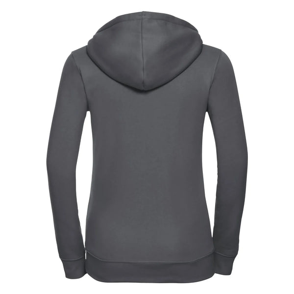 Felpa Ladies Authentic con zip -  cappuccio - personalizzabile con logo