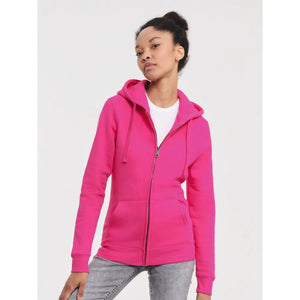 Felpa Ladies Authentic con zip -  cappuccio - personalizzabile con logo