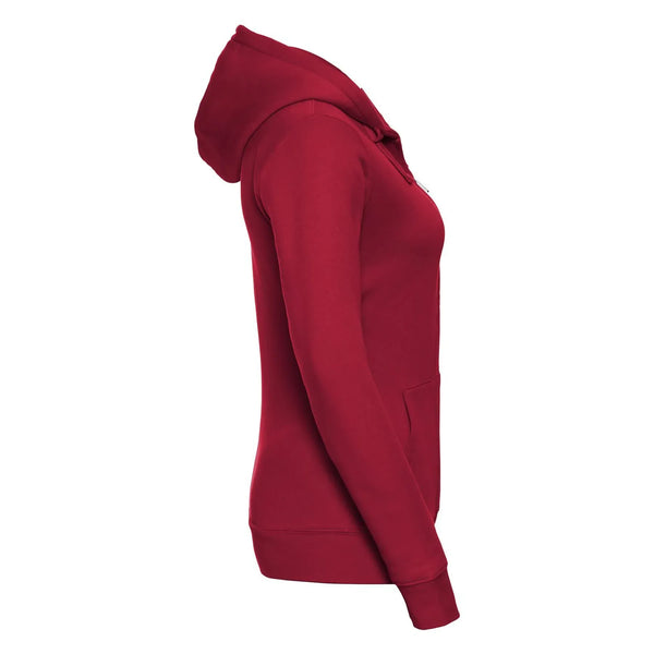 Felpa Ladies Authentic con zip -  cappuccio - personalizzabile con logo