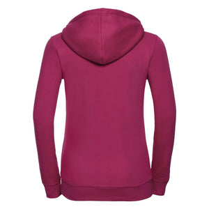 Felpa Ladies Authentic con zip -  cappuccio - personalizzabile con logo