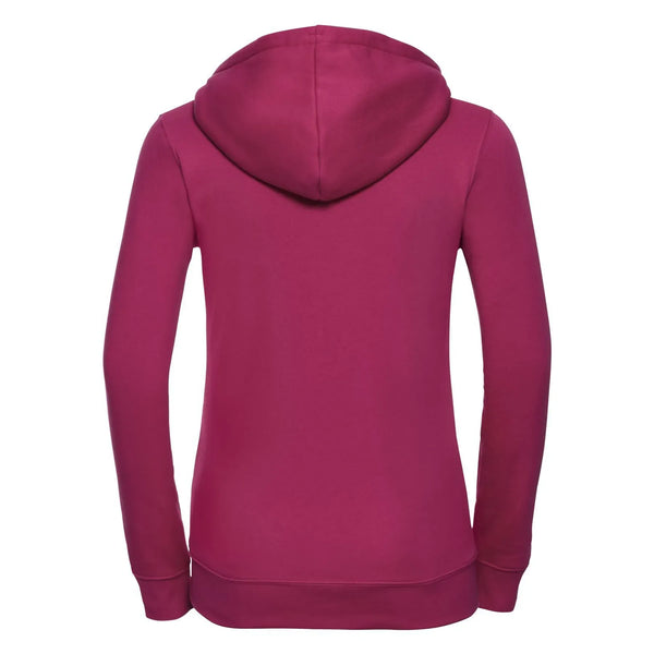 Felpa Ladies Authentic con zip -  cappuccio - personalizzabile con logo
