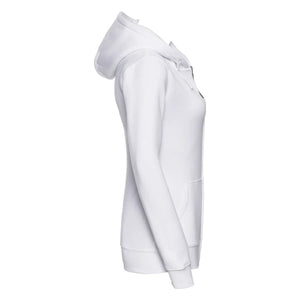 Felpa Ladies Authentic con zip -  cappuccio - personalizzabile con logo