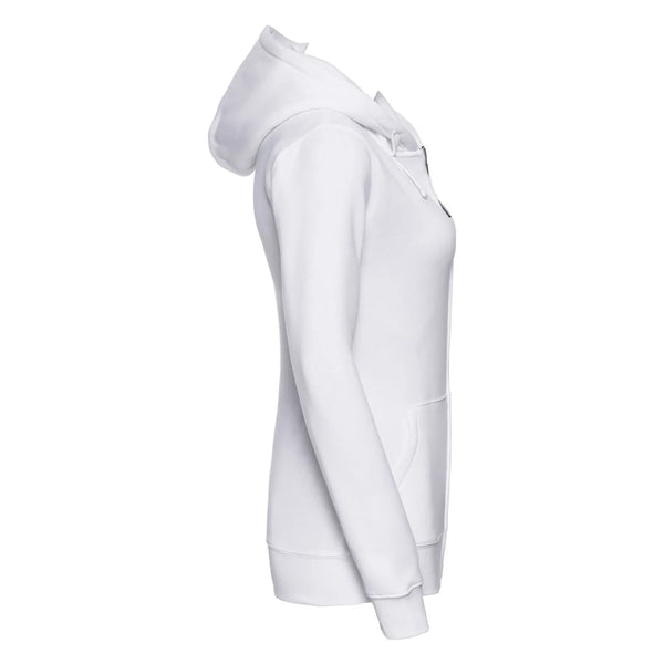 Felpa Ladies Authentic con zip -  cappuccio - personalizzabile con logo