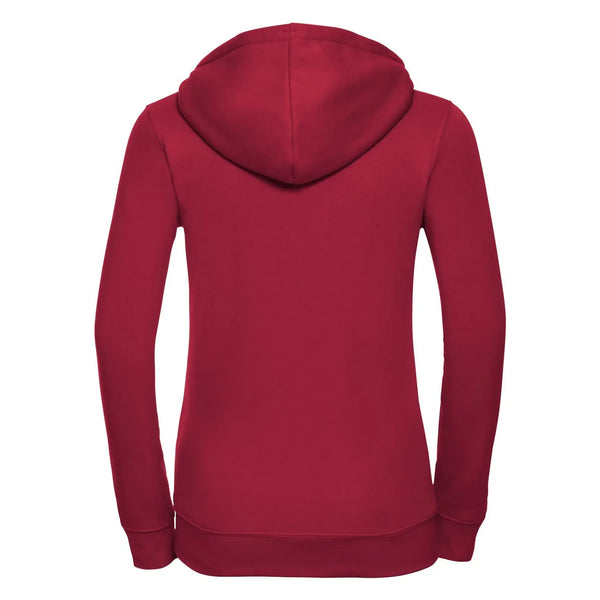 Felpa Ladies Authentic con zip -  cappuccio - personalizzabile con logo
