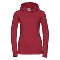 Felpa Ladies Authentic rosso / XS - personalizzabile con logo