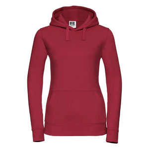 Felpa Ladies Authentic rosso / XS - personalizzabile con logo