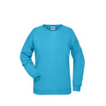 Felpa Ladies azzurro / XS - personalizzabile con logo