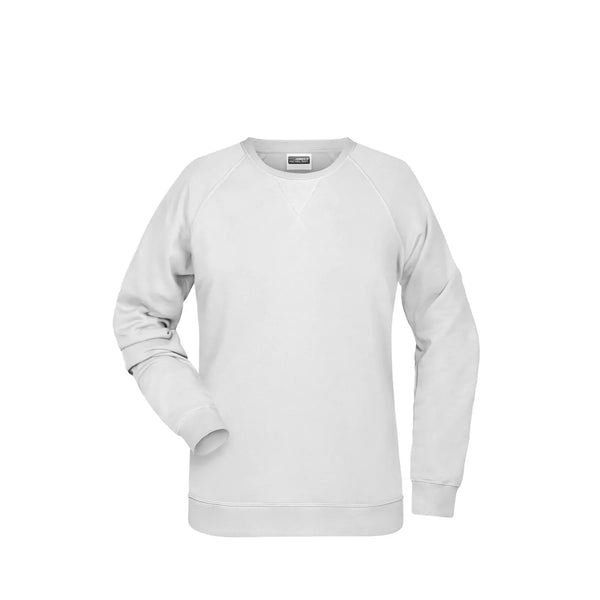 Felpa Ladies bianco / XS - personalizzabile con logo