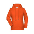 Felpa Ladies cappuccio arancione / XS - personalizzabile con logo