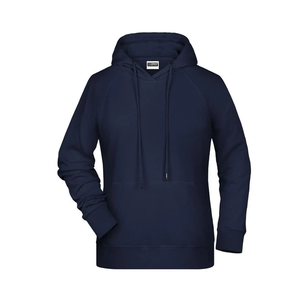 Felpa Ladies cappuccio blu / XS - personalizzabile con logo
