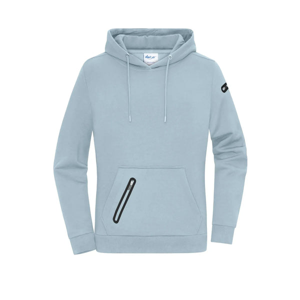 Felpa Ladies cappuccio Interlock azzurro / XS - personalizzabile con logo