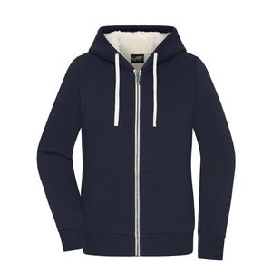 Felpa Ladies Doubleface blu / XS - personalizzabile con logo