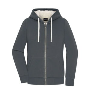 Felpa Ladies Doubleface grigio / XS - personalizzabile con logo