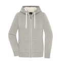 Felpa Ladies Doubleface light-melange/nature / XS - personalizzabile con logo