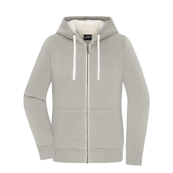 Felpa Ladies Doubleface light-melange/nature / XS - personalizzabile con logo