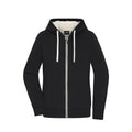 Felpa Ladies Doubleface nero / XS - personalizzabile con logo