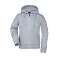 Felpa Ladies grigio / S - personalizzabile con logo