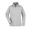 Felpa Ladies grigio / S - personalizzabile con logo
