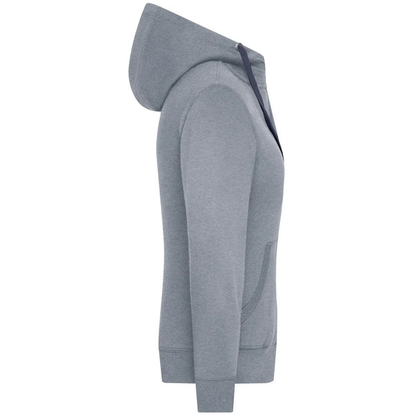 Felpa Ladies Lifestyle Zip-cappuccio - personalizzabile con logo