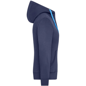 Felpa Ladies Lifestyle Zip-cappuccio - personalizzabile con logo