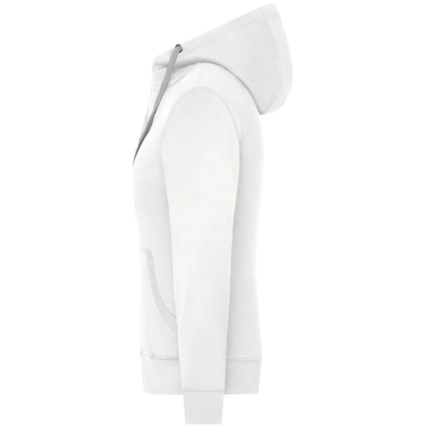 Felpa Ladies Lifestyle Zip-cappuccio - personalizzabile con logo