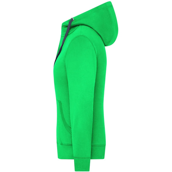 Felpa Ladies Lifestyle Zip-cappuccio - personalizzabile con logo
