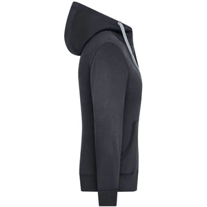 Felpa Ladies Lifestyle Zip-cappuccio - personalizzabile con logo