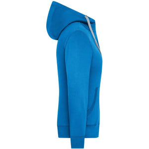 Felpa Ladies Lifestyle Zip-cappuccio - personalizzabile con logo