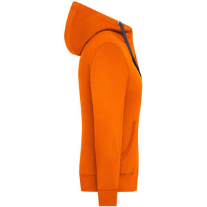Felpa Ladies Lifestyle Zip-cappuccio - personalizzabile con logo