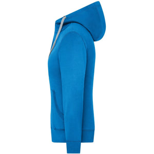 Felpa Ladies Lifestyle Zip-cappuccio - personalizzabile con logo