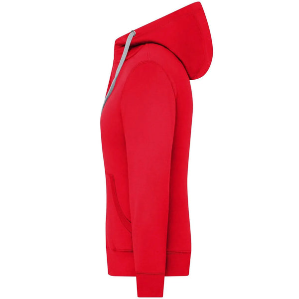 Felpa Ladies Lifestyle Zip-cappuccio - personalizzabile con logo