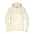 Felpa Ladies Lounge cappuccio beige / XS - personalizzabile con logo