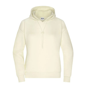 Felpa Ladies Lounge cappuccio beige / XS - personalizzabile con logo