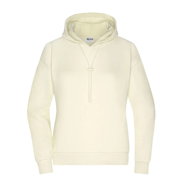 Felpa Ladies Lounge cappuccio beige / XS - personalizzabile con logo