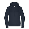 Felpa Ladies Lounge cappuccio blu / XS - personalizzabile con logo