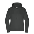 Felpa Ladies Lounge cappuccio grigio / XS - personalizzabile con logo