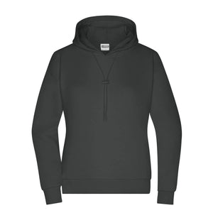 Felpa Ladies Lounge cappuccio grigio / XS - personalizzabile con logo