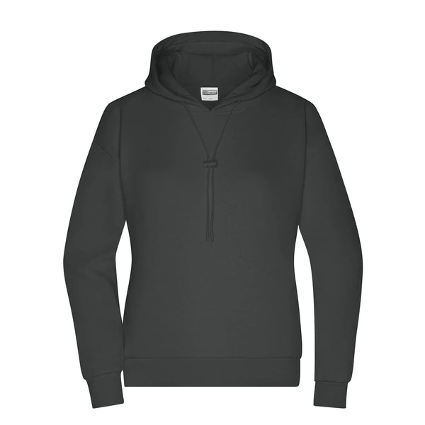 Felpa Ladies Lounge cappuccio grigio / XS - personalizzabile con logo