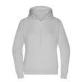 Felpa Ladies Lounge cappuccio soft-grey / XS - personalizzabile con logo