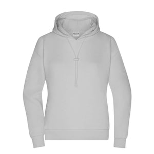 Felpa Ladies Lounge cappuccio soft-grey / XS - personalizzabile con logo
