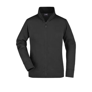 Felpa Ladies nero / S - personalizzabile con logo