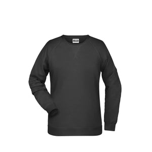 Felpa Ladies nero / XS - personalizzabile con logo